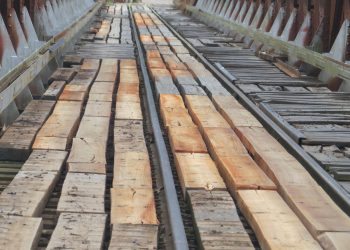 MPF realiza vistoria e constata precariedade da Ponte Ferroviária