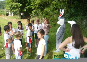 Tradição: IEEMAR promove Caça ao Ninho e Peça Teatral de Páscoa. Veja como foi