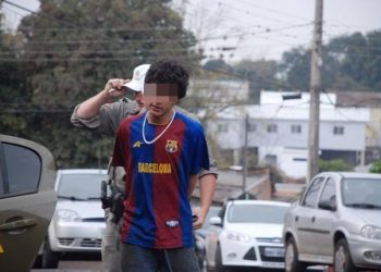 Viadutos: Bandidos trocam tiros com a Brigada Militar e acabam presos