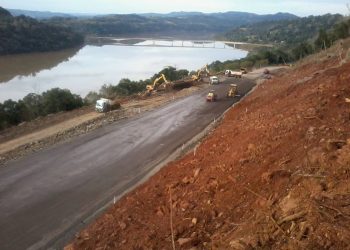 Obra na BR-153 está sendo finalizada e trânsito poderá ser liberado na próxima semana