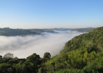 Espetáculo da Natureza: Sábado amanhece com Manto Branco cobrindo Marcelino Ramos