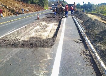 BR-153: Cerca de 24hs após ser liberado, novo trecho passa por reparos “urgentes”