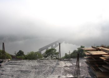 Prédio que está sendo construído em Marcelino oferece vista privilegiada para o Lago do Rio Uruguai