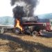 Colheitadeira de agricultor de Marcelino Ramos é destruída por incêndio em Viadutos