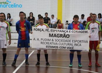 Equipes de futsal manifestam apoio a desportista marcelinse que se recupera de problema de saúde