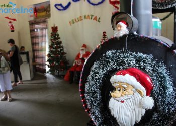 Estação Ferroviária de Marcelino Ramos recebe decoração de Natal para recepcionar turistas