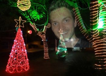 Decoração natalina ganha vida em Marcelino nas mãos de um jovem talentoso