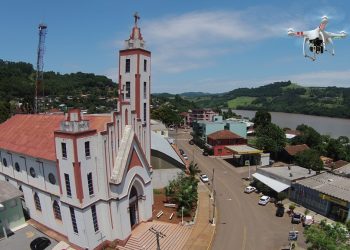 Drone captura imagens áreas e mostra Marcelino Ramos de uma nova perspectiva