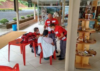 Mulher se joga da ponte na BR-153 entre Marcelino e Concórdia e é salva por populares