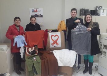 Campanha do Agasalho da OAB arrecada quase 700 peças de roupa em Marcelino Ramos