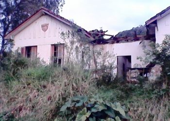 História ferroviária em ruínas no distrito de Uruguai (Piratuba)