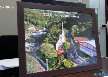 Souvenir: Portal de Marcelino comercializa quadros com imagens aéreas de pontos turísticos