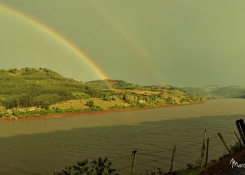 Cartão postal de Marcelino Ramos ganha “decoração” natural especial
