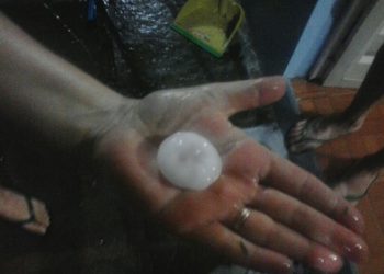 Chuva de granizo atinge Marcelino Ramos