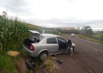 Acidente na ER-331 em São Caetano envolve veículo de Marcelino Ramos