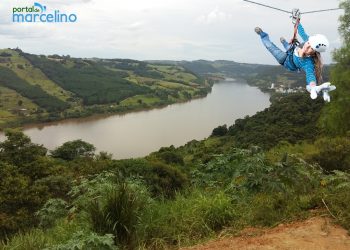Tirolesa em Marcelino Ramos?