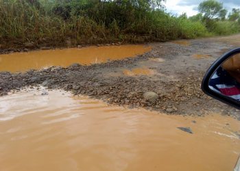 Abandono e descaso na rodovia entre Marcelino Ramos e Maximiliano de Almeida