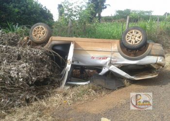 Veículo fica destruído em capotamento na ERS-331em Marcelino Ramos