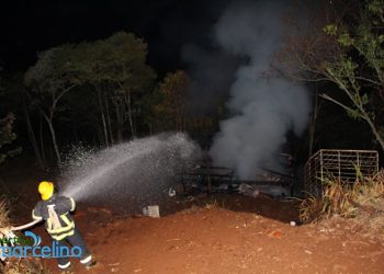 Incêndio destrói casa em Marcelino Ramos