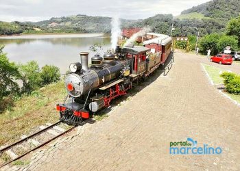 Passeio de Trem é opção de lazer nos finais de semana em Marcelino Ramos