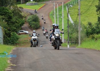 Encontro reúne em Marcelino Ramos 60 motociclistas de 8 estados do Brasil