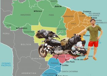 Marcelinense que partiu com destino ao Alaska já rodou 7mil/km