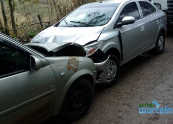 Colisão frontal no interior de Marcelino Ramos