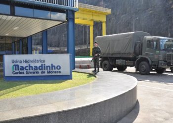 Exército realiza treinamento na Usina Hidrelétrica Machadinho