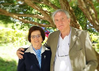 Irmãos gêmeos escolhem o Santuário de Marcelino para comemorar aniversário de 80 anos