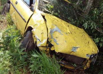 Veículo sai da pista e jovens feridos em Marcelino Ramos