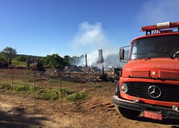 Mais uma casa é destruída por incêndio em Marcelino Ramos