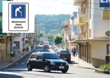 Vereadora pede demarcação de vagas de estacionamento para idosos em Marcelino Ramos