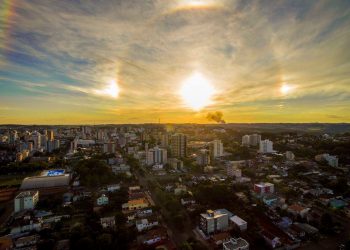Halo Solar é registrado na região de Marcelino Ramos. Saiba o que é este fenômeno