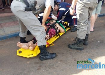 Idosa é atropelada em Marcelino Ramos. Acidente aconteceu neste sábado