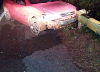 Motorista de carro com placas de Marcelino é projetado para fora do veículo após colisão na BR-153