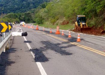 Trânsito pesado volta ser liberado na BR-153 em Marcelino Ramos