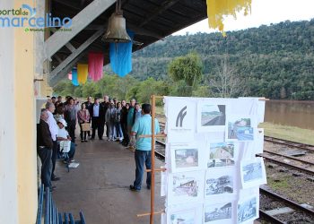 Lançado em Marcelino Ramos projeto para salvar o prédio da Estação Ferroviária
