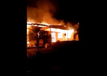 Incêndio destrói casa no interior de Marcelino Ramos