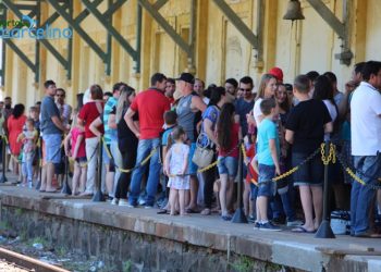 Público lota passeio pró Estação Ferroviária de Marcelino Ramos