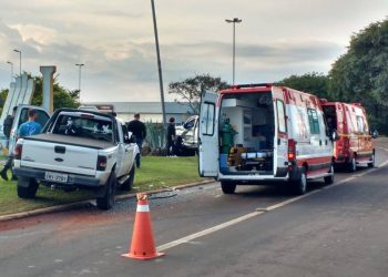 Camionete de Marcelino Ramos se envolve em acidente em Erechim