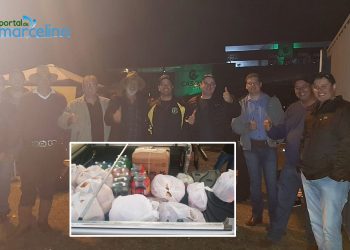 Campanha em Marcelino Ramos arrecada donativos para caminhoneiros que seguem mobilizados em Erechim