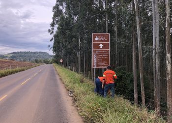 Alto Bela Vista passa a ter sinalização turística nos padrões federais