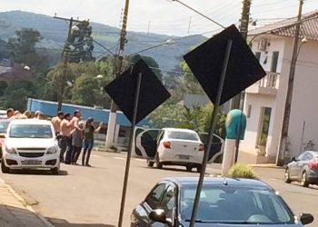 Bandidos assaltam bancos em Paim Filho, mas dois suspeitos são presos em rota de fuga