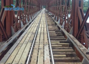 Obra na ponte em Marcelino Ramos deverá ser concluída até o início de março