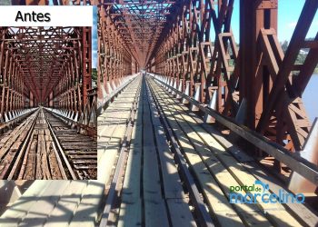 Reforma na ponte rodoferroviária de Marcelino Ramos é concluída