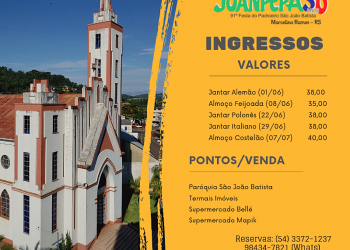 Valores e ponto de venda de ingressos
