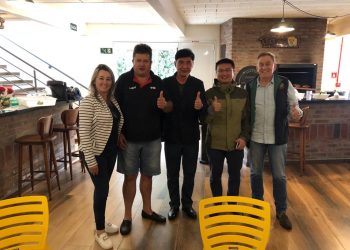 Chineses visitam as Termas de Marcelino Ramos e municípios da região