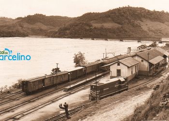 Foto rara revela como era a Estação Ferroviária de Marcelino Ramos