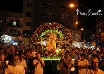 Procissão luminosa da Romaria da Salette acontece nesta quinta-feira (19) em Marcelino Ramos