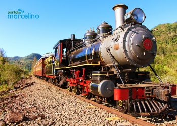 Passeios de Maria-Fumaça em Marcelino Ramos acontecem nas quartas e sábados na temporada de verão